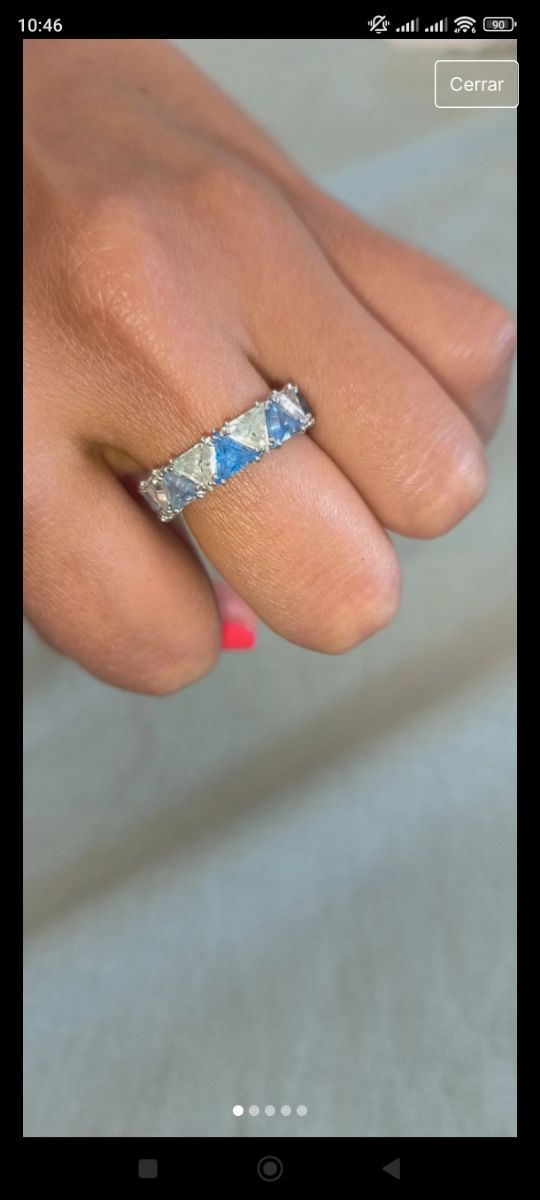 Anillo de Swarovski Matrix. Nuevo y Rebajado