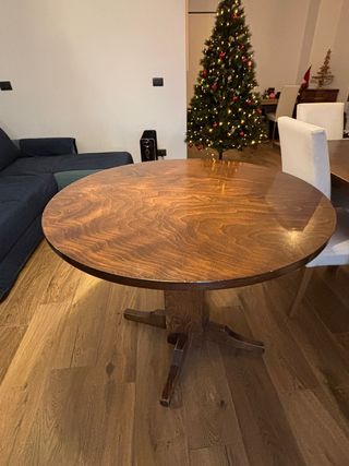 Tavolo rotondo legno massello
