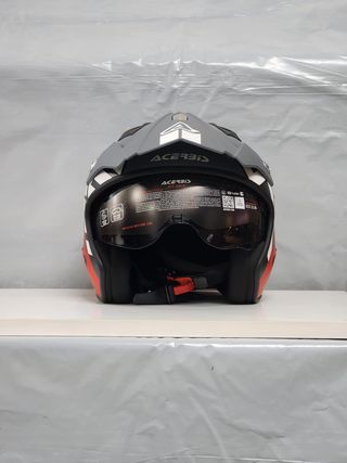 Casco de trial Acerbis Aria gris rojo
