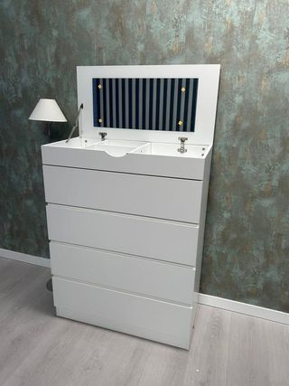 OFERTA NUEVA COMODA BLANCA CON ESPEJO
