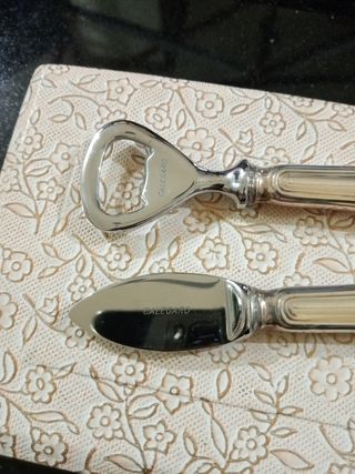 set apribottiglie +rompighiaccio argento