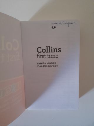 First Time Ingles: Diccionario bilingue Espanol-Ingles | English-Spanish (ESPANOL-INGLES) (Español - Inglés) (Spanish Edition)