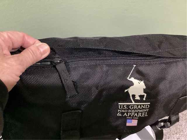 Bolso Polo negro. Unisex