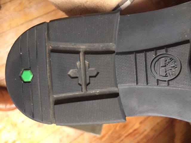 Botas Timberland cuero marrón oscuro talla 44.