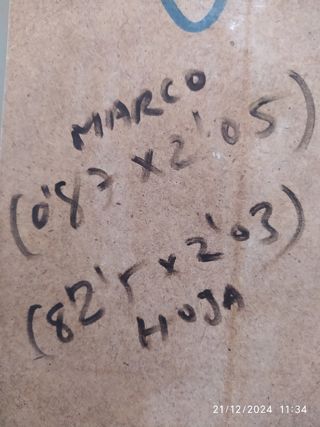 PUERTA MADERA LACADA BLANCA (OJO DE BUEY) 