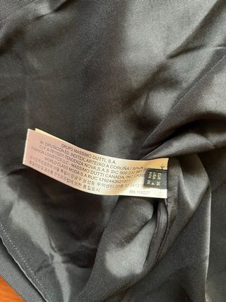 Vestido negro Massimo Dutti