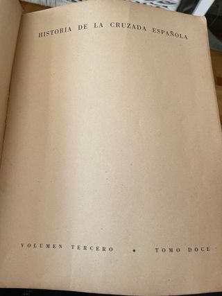 Libro Historia de la cruzada española