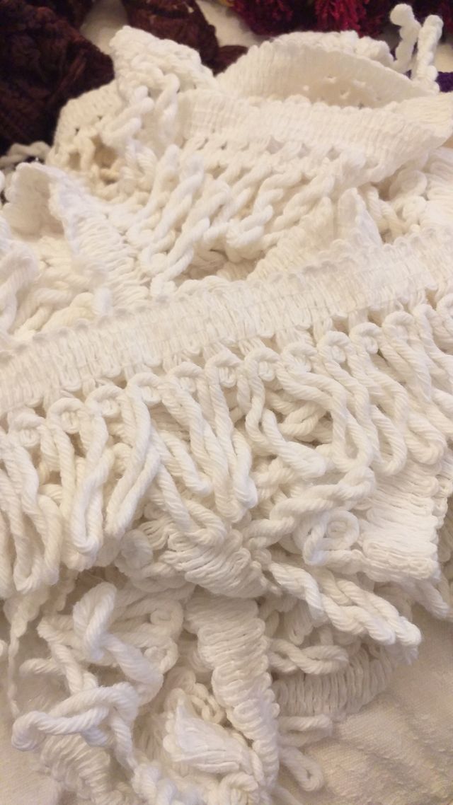 RESTOS DE PASAMANERIA ANTIGUA .