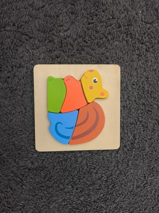 Pack 5 puzzles madera