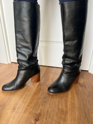 Botas altas de piel