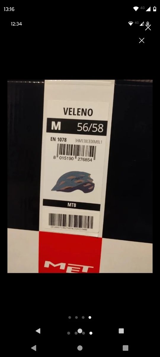 Casco da bicicletta MET Veleno