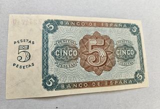 5 pesetas 1938 SC
