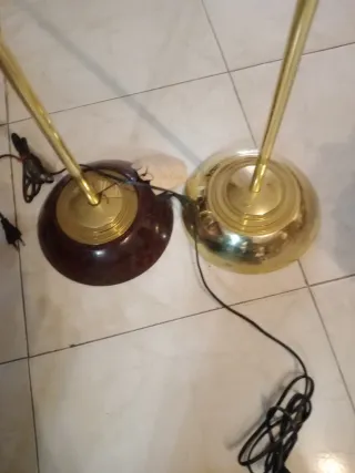 2 Lamparas  pie