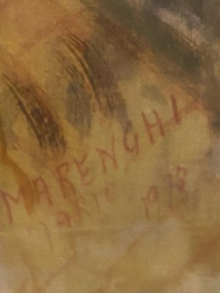 Quadro del pittore Marenghi Mario