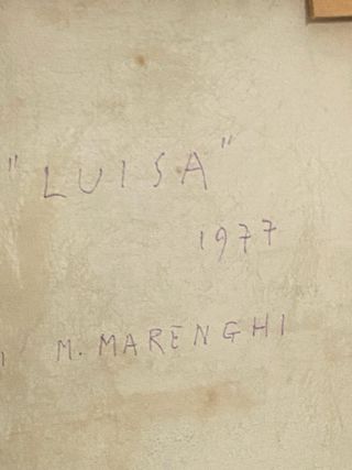 Quadro del pittore Marenghi Mario