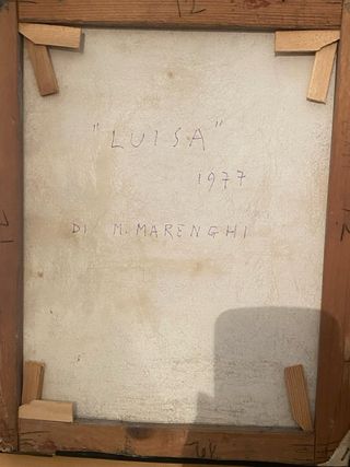 Quadro del pittore Marenghi Mario