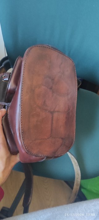 Mochila vintage de cuero