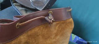 Mochila vintage de cuero