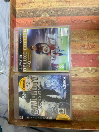 Ps3 con 20 juegos y 4 mandos