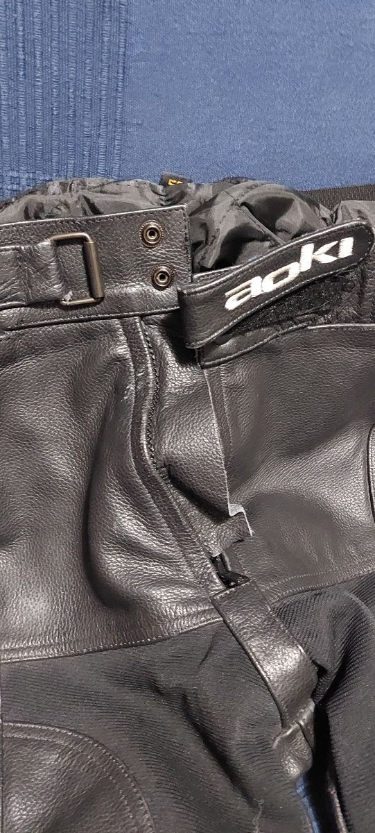 Pantalones cuero moto