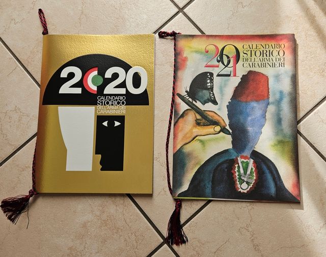 9 calendari arma carabinieri 2017/2025 calendario