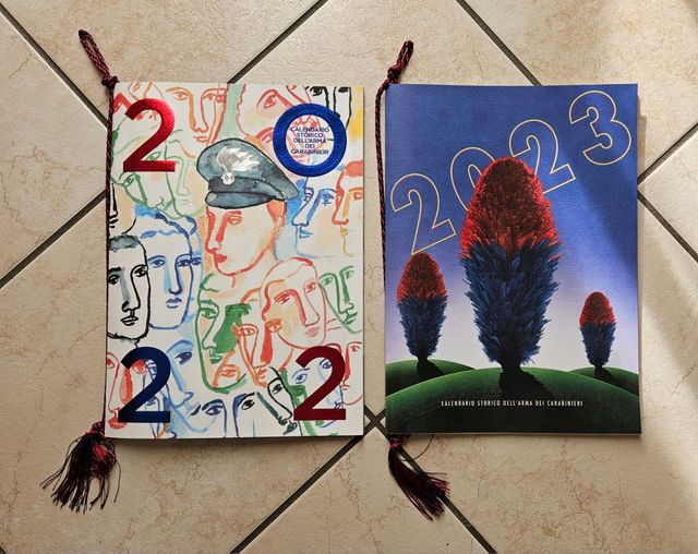 9 calendari arma carabinieri 2017/2025 calendario