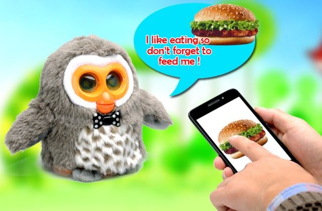 Animale domestico Bluetooth spagnolo interattivo Furby Hibou