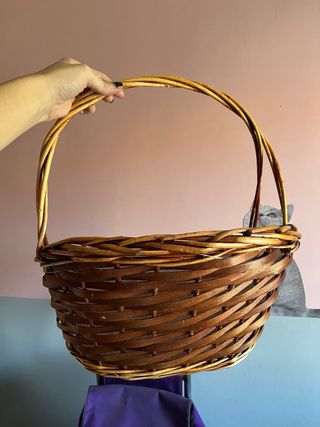 🧺 Cesto / cesta de mimbre