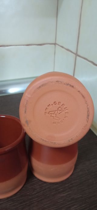 Vasos cerámica tarros barro