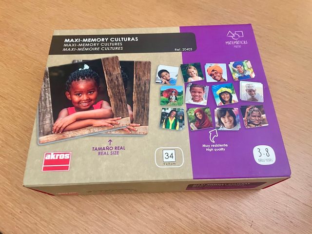 Juego de memoria Akron Maxi-Memory Culturas