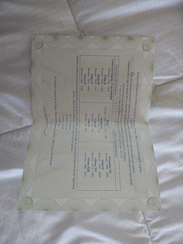 ARRAS REALES IMPOLUTAS