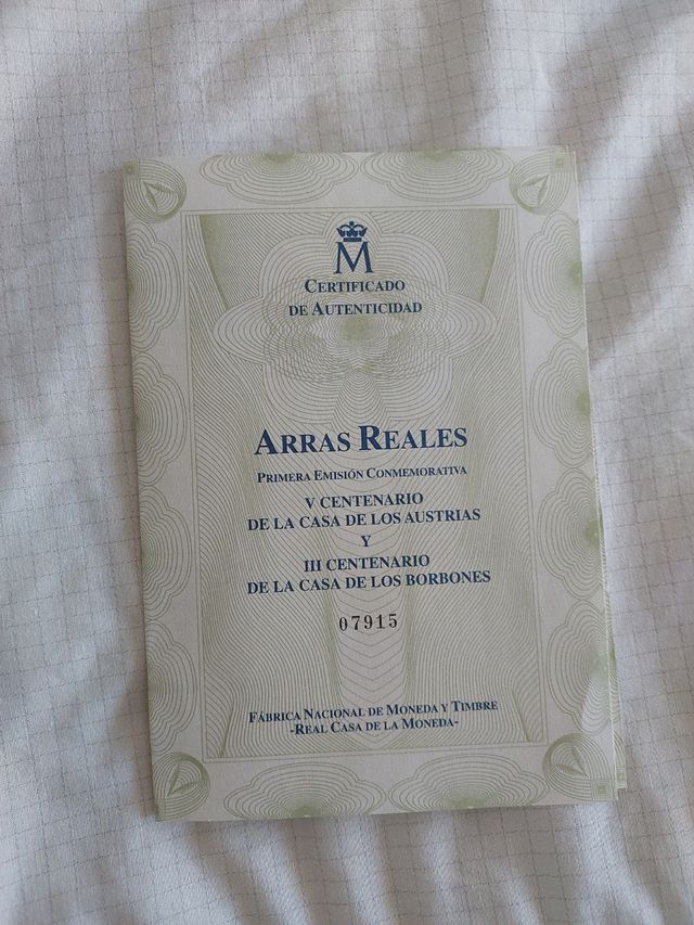 ARRAS REALES IMPOLUTAS