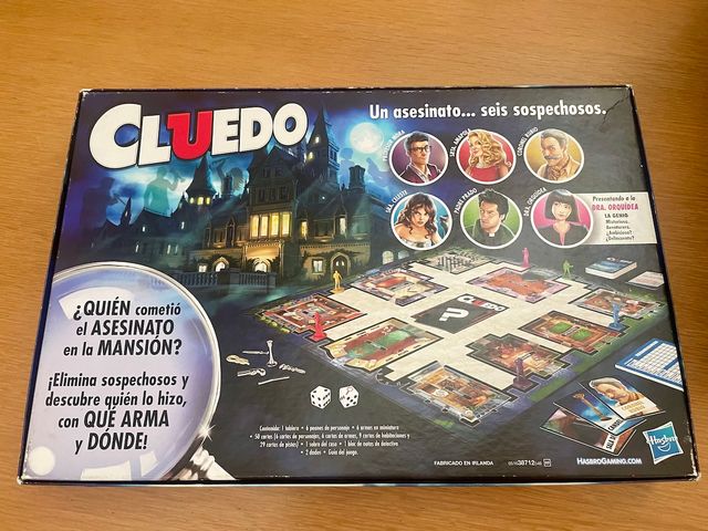 Cluedo juego de mesa de detectives Hasbro