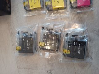 Pack tintas impresora LC 223 : BK, Y, M, C