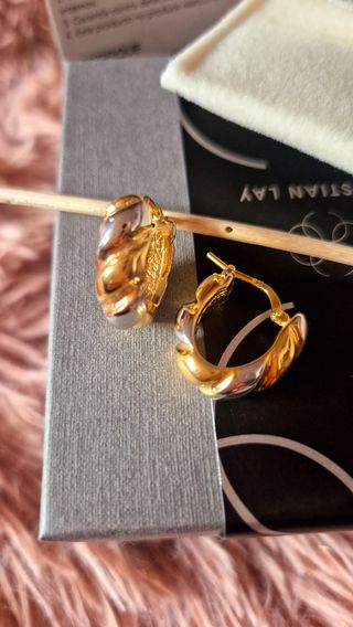Pendientes Plata Baño Oro
Pendientes Pluma Dorada 