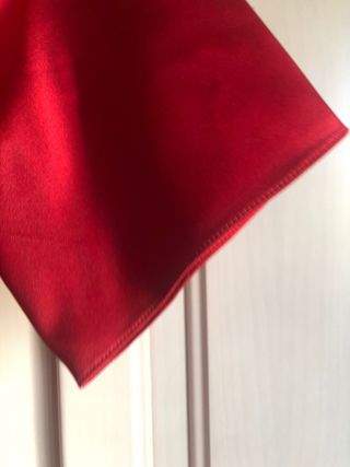 Vestido De Fiesta De Raso Rojo De Zara