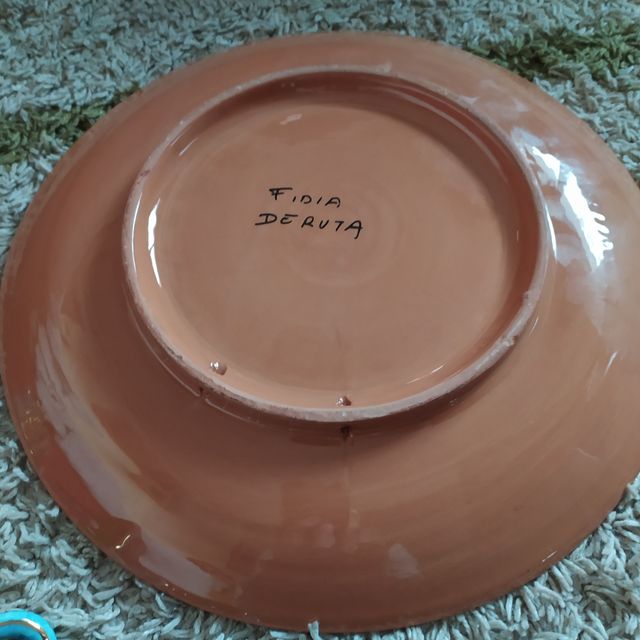 Set Tazzine con piatto Deruta