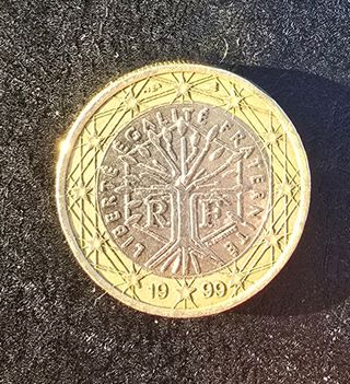 Euro año 1999 con error