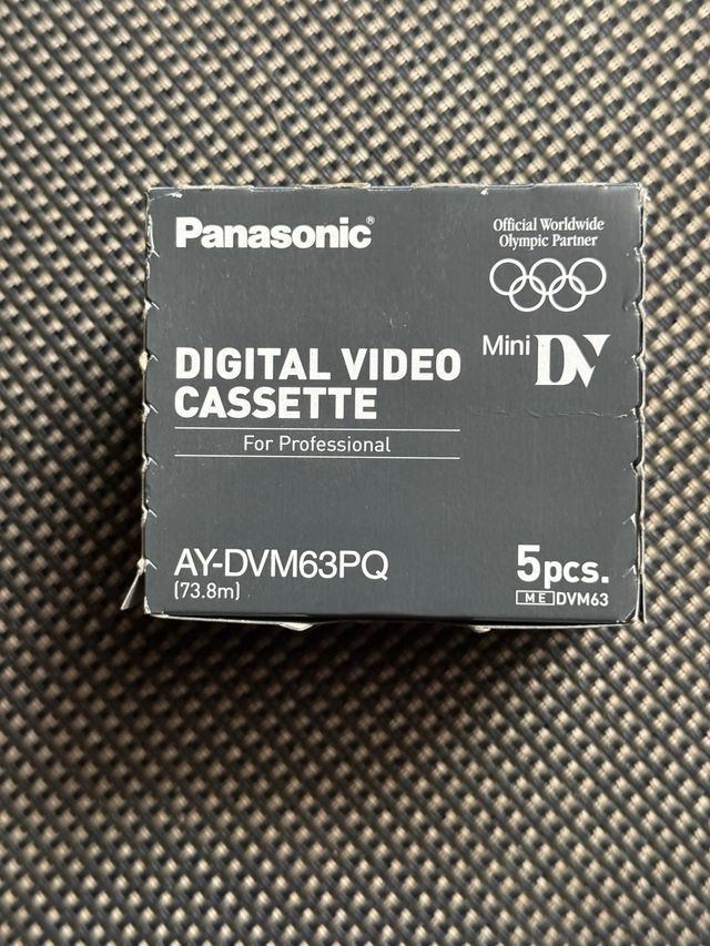 Pack 5 cintas miniDV digital videocamara