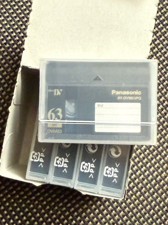 Pack 5 cintas miniDV digital videocamara