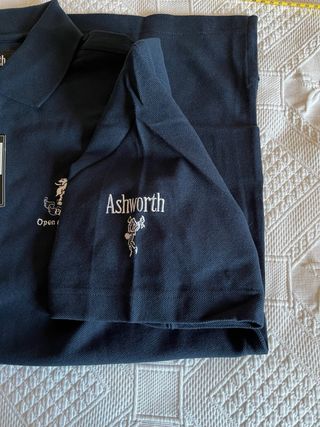 Polo azul marino hombre. Ashworth. Con etiquetas.