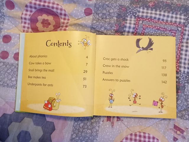 Cow Takes a Bow usborne phonics