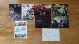NUEVO Final Fantasy Postales Cartulinas Sobres 