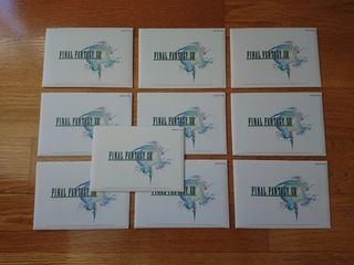 NUEVO Final Fantasy Postales Cartulinas Sobres 