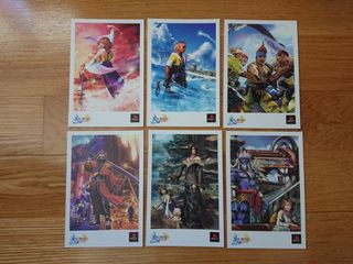 NUEVO Final Fantasy Postales Cartulinas Sobres 