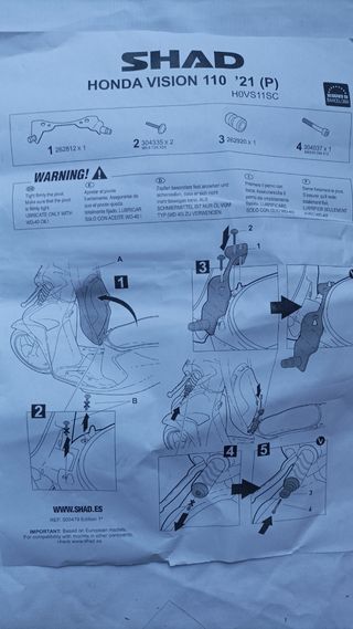 Shad fijación honda visión 110 (3)