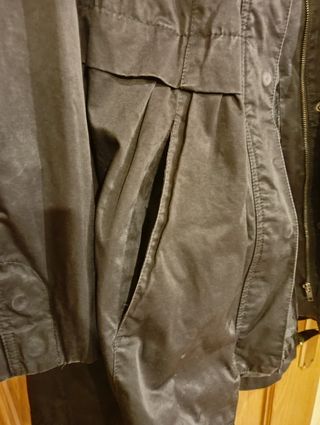 Abrigo largo negro de H&M