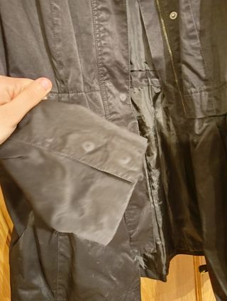 Abrigo largo negro de H&M