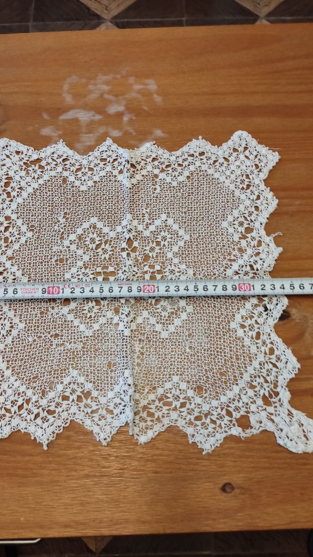 Antiguo tapeté de encaje