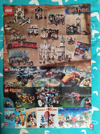 3 pósters catálogo Harry Potter 